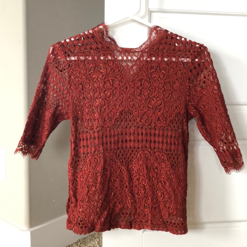 Zara lace top